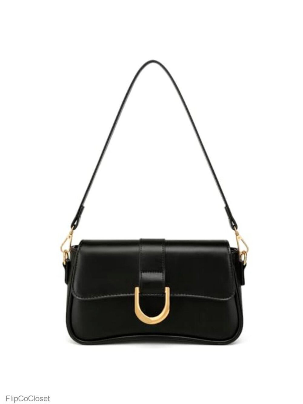 Small Vegan Leather Hobo Shoulder Bag Convertible Clutch Purse